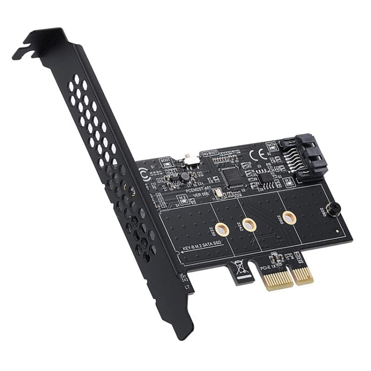 PCI-E to SATA3.0+M2 NGFF Expansion Card 6G Hard Disk Transfer Card