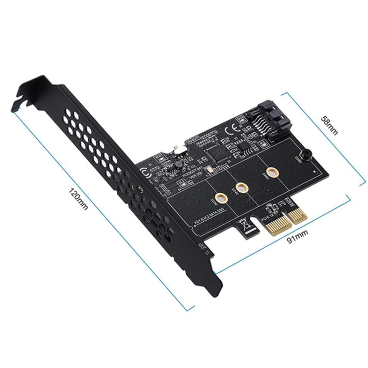 PCI-E to SATA3.0+M2 NGFF Expansion Card 6G Hard Disk Transfer Card My Store