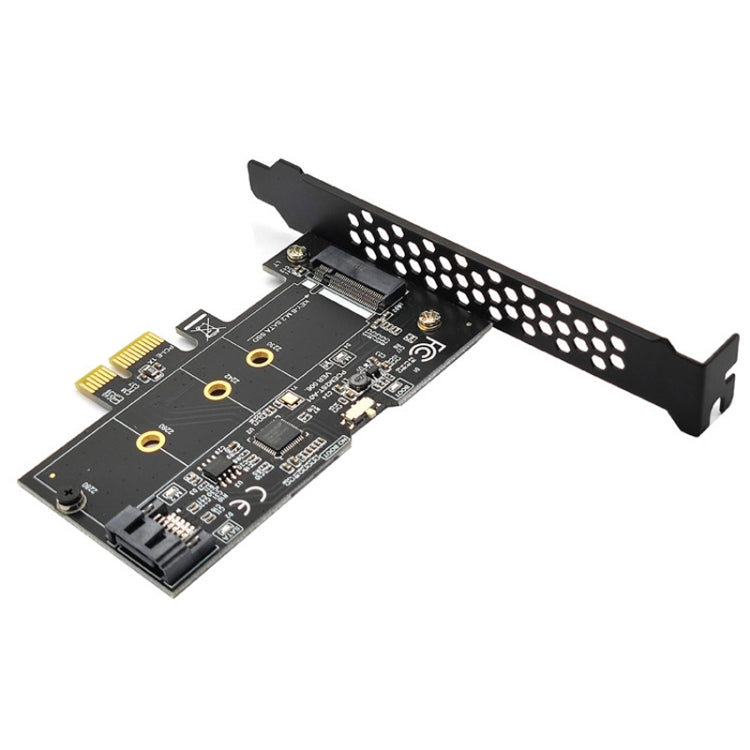 PCI-E to SATA3.0+M2 NGFF Expansion Card 6G Hard Disk Transfer Card My Store