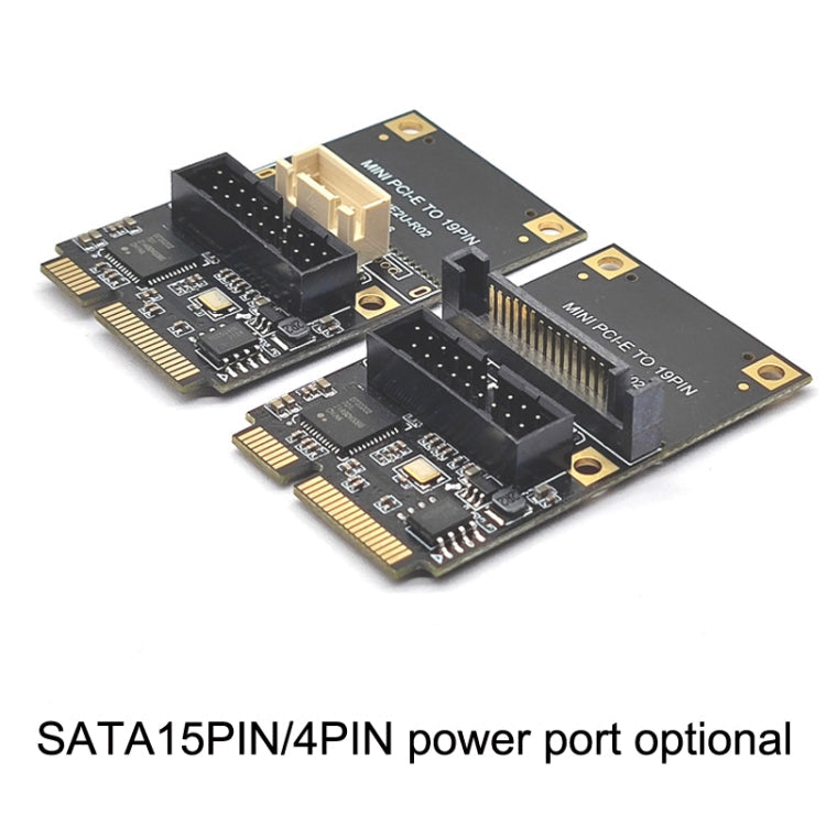 Mini PCI-E To USB3.2 GEN1 Front 19Pin 2 Ports Transfer Card Supports Half High My Store