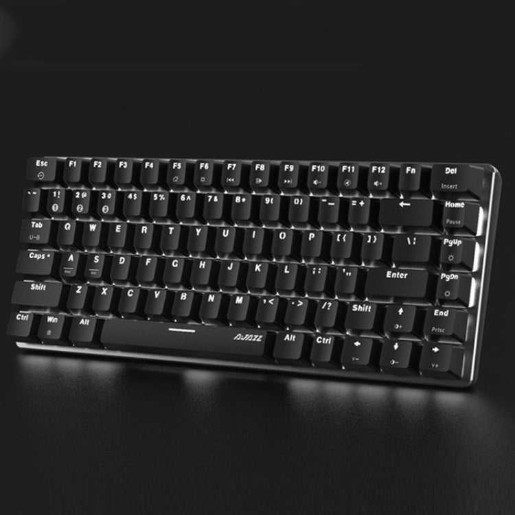 Ajazz AK33 82 Keys Bluetooth 5.0/Wired Dual Mode Red Shaft Mechanical Keyboard