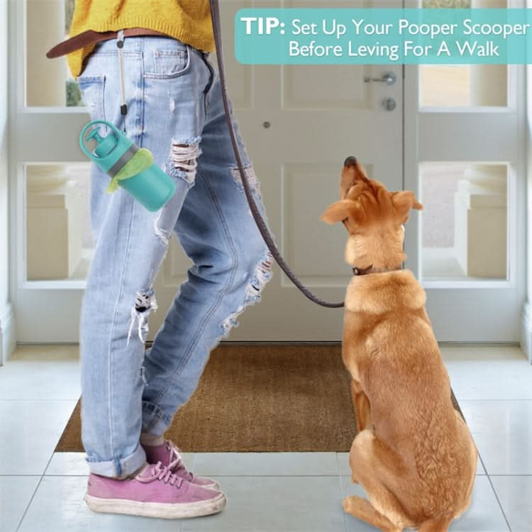 Six-claw Dog Pooper Scooper With Built-in Poop Bag Dispenser - Reluova