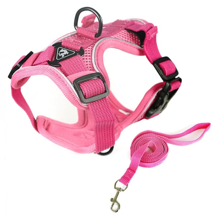 Pet Vest Harness + Traction Rope Set Reflective Breathable Dog Cat Harness - Reluova