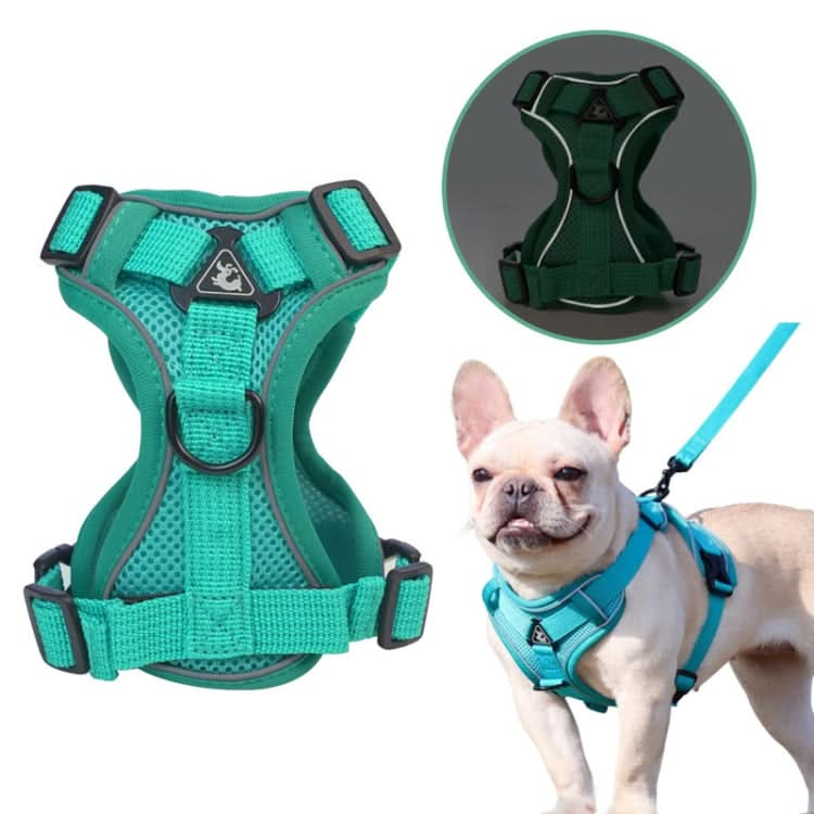 Pet Vest Harness + Traction Rope Set Reflective Breathable Dog Cat Harness - Reluova