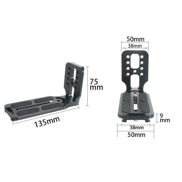 BEXIN  L130-50 Camera Quick Release Plate L-shaped Vertical Board