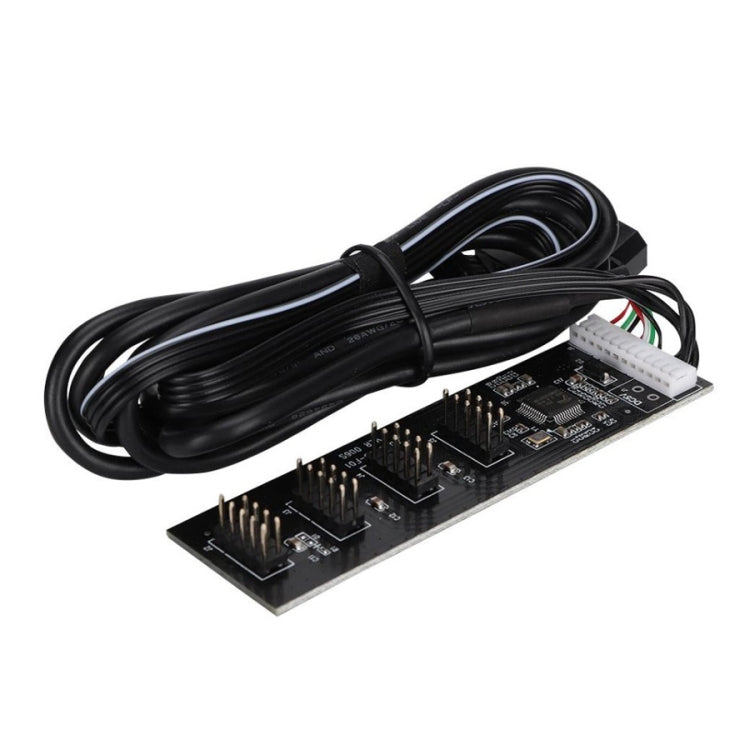 USB 2.0 9pin To 4 9pin Hub Internal Motherboard Header With 4pin Powered My Store