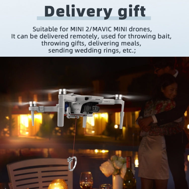 For DJI MINI 2/Mavic Mini/Mini SE  Airdrop System Fishing Bait Wedding Ring Deliver Life Rescue Throw Thrower