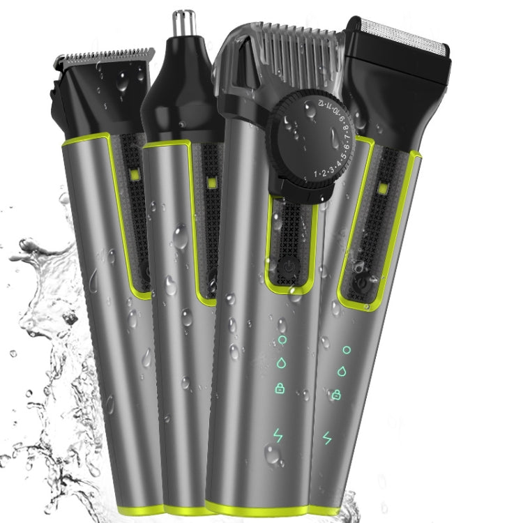 IPX5 Waterproof Men Multi-Functional Barber 4 In 1 Shaver Nose Hair Set USB Charging Push Reluova