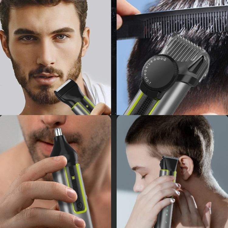 IPX5 Waterproof Men Multi-Functional Barber 4 In 1 Shaver Nose Hair Set USB Charging Push Reluova