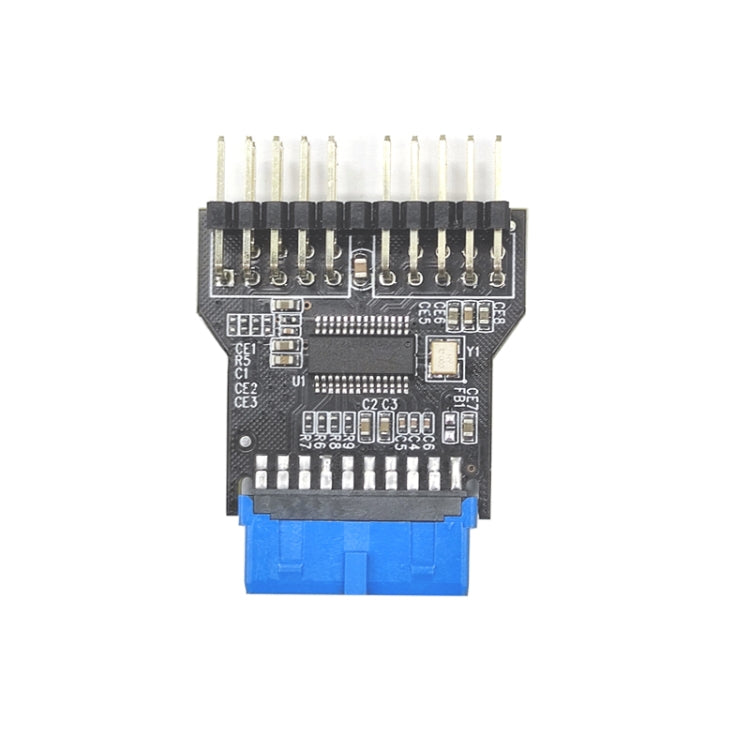 USB3.0 19Pin to Dual 9Pin Connectors Header Female 1 to 2 Male Board 9-Pin USB 2.0 HUB