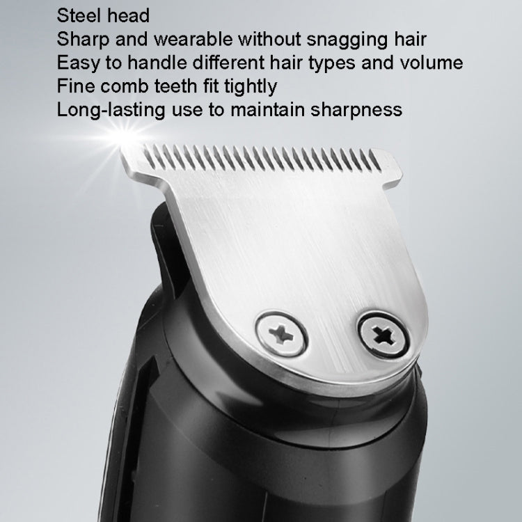 5 In 1 Men Multi-functional Haircut Carving Electric Shaver Reciprocating Shaver Set With Storage Bag-Reluova