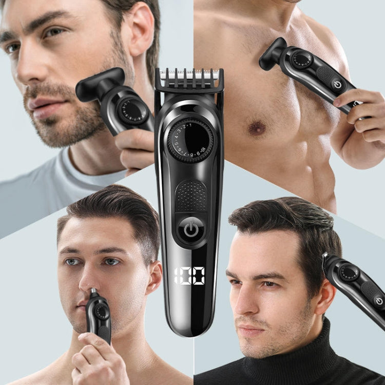 5 In 1 Men Multi-functional Haircut Carving Electric Shaver Reciprocating Shaver Set With Storage Bag