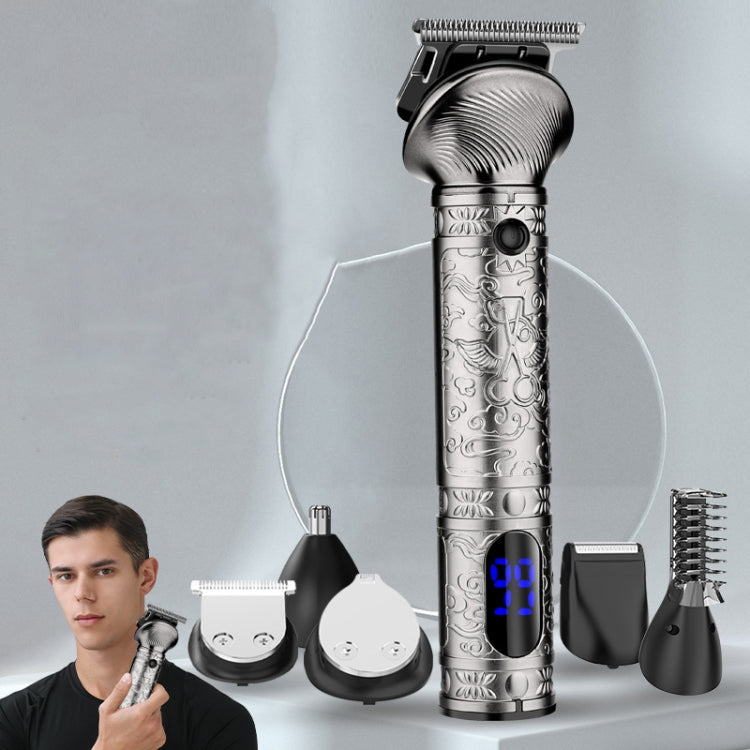 6 In 1 Men Multi-Functional Clipper Metal Body Hair Cutting-Reluova