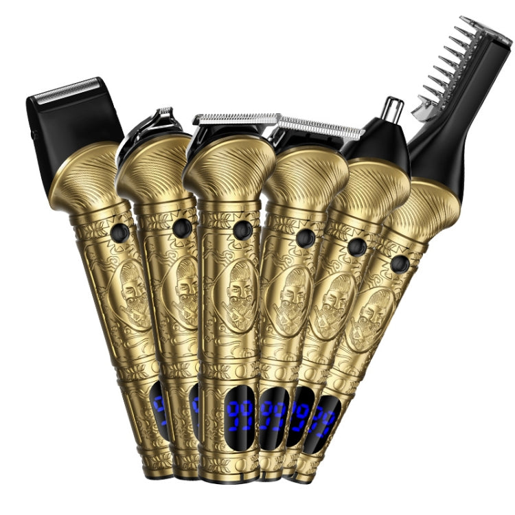 6 In 1 Men Multi-Functional Clipper Metal Body Hair Cutting