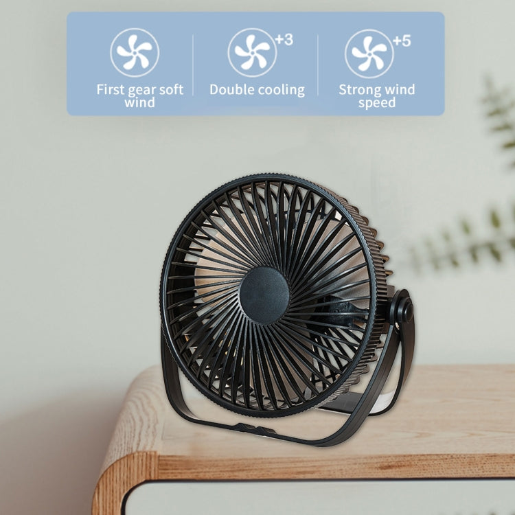 3-in-1 Electric Fan Wall Mounted Desktop Quiet Brushless Turbine Mini Fan Reluova