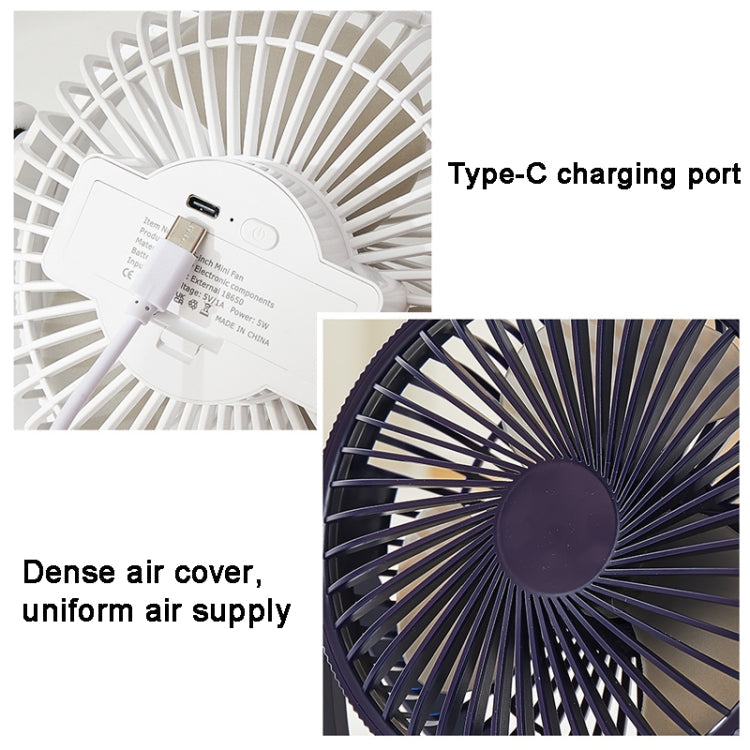 3-in-1 Electric Fan Wall Mounted Desktop Quiet Brushless Turbine Mini Fan Reluova