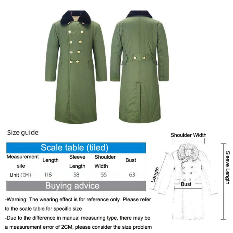 Long Civil Disaster Relief Cotton Coat Windproof Lengthened Cold-proof Fleece Thickened Cotton Coat