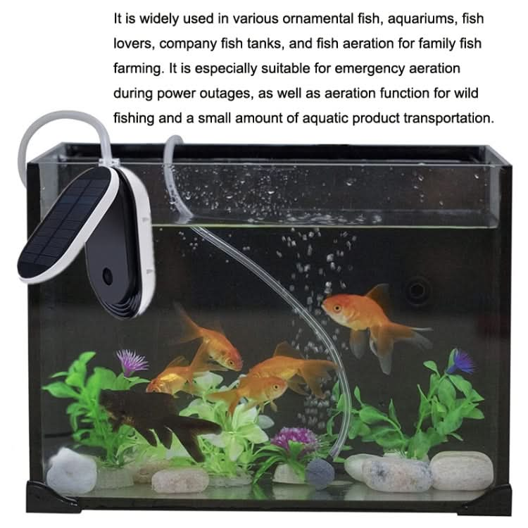 Outdoor Portable Solar Oxygen Pump Aquarium Flip Cover Solar Oxygen Pump - Reluova