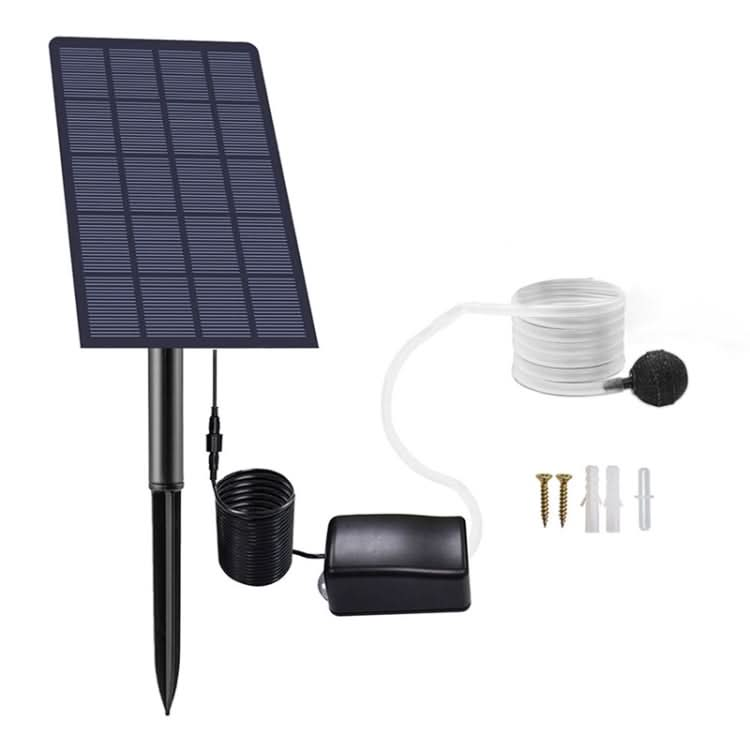 5V/2.5W Solar Direct Drive Aeration Pump Battery Free Solar Drive Oxygen Pump DC Fish Pond Aerator - Reluova