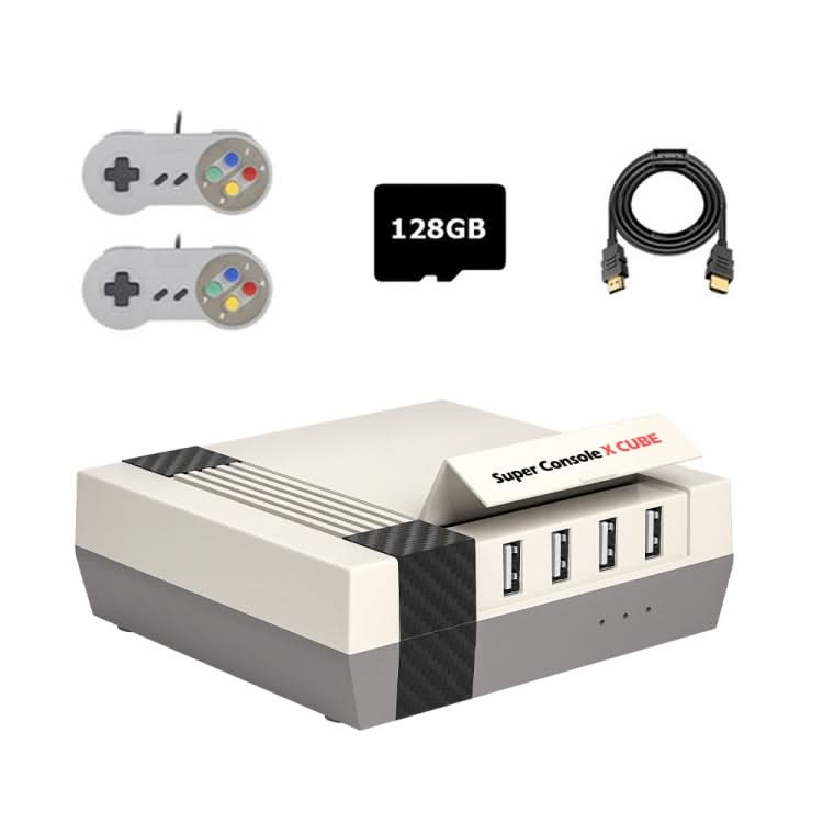 Super Console X Cube Wired Retro TV Video Game Console Built-in 50+ Emulators,EU Plug Reluova