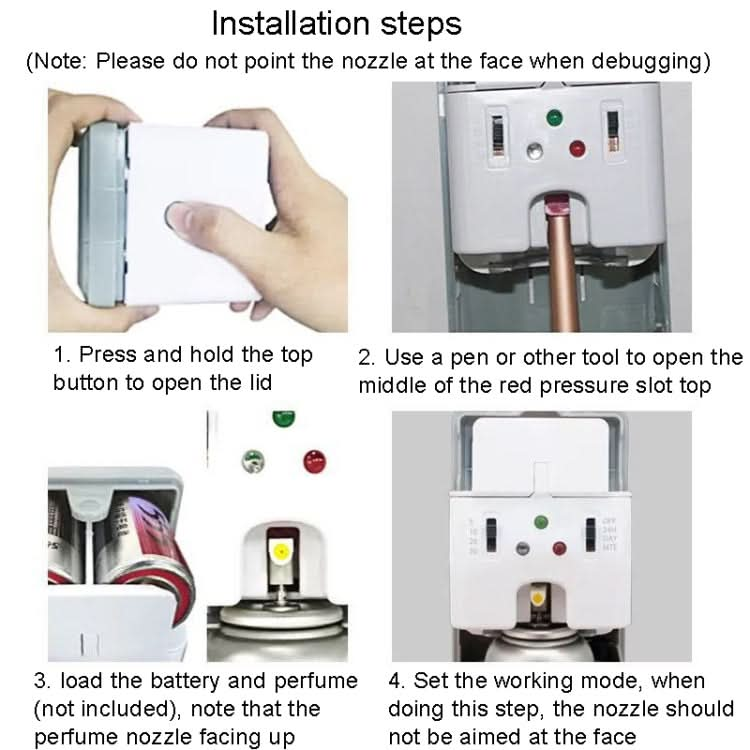 Automatic Light Sensor Spraying Machine Toilet Timed Fragrant Machine