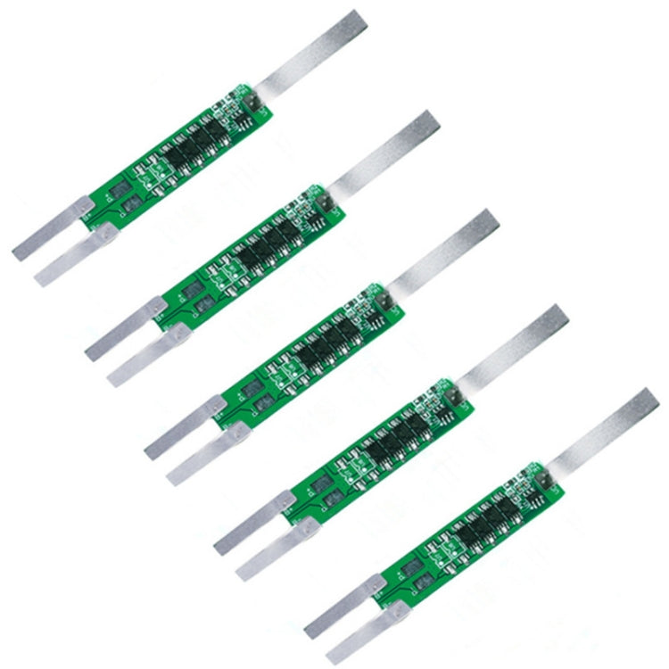 5pcs 7.4V Plus Nickel Long Strip Lithium Battery Protection Board 6A Overcurrent Battery Protection Board