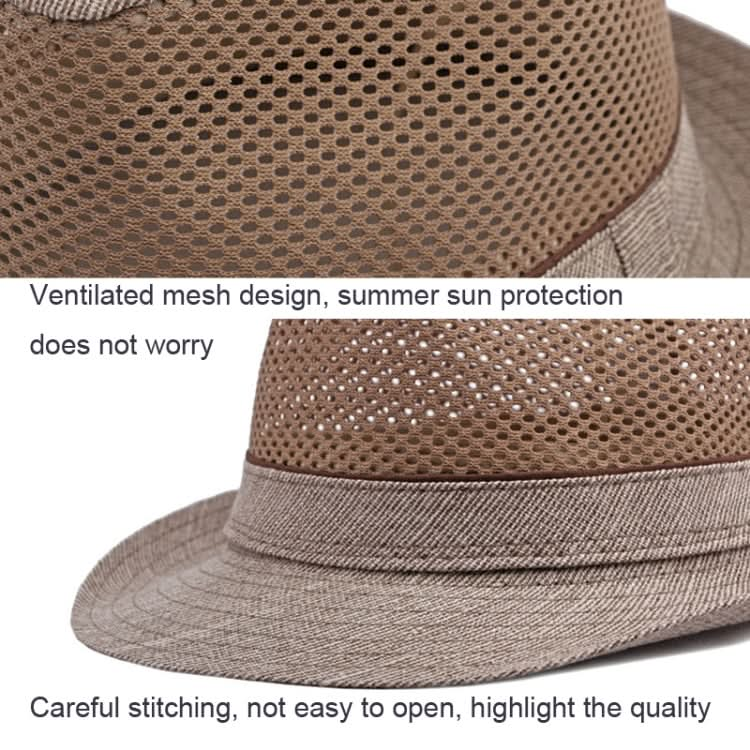 Summer Jazz Hat Mesh Breathable Sunscreen Hat Reluova