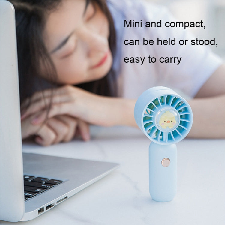 Hand Holds Small Fan Portable Mini Pocket Fan