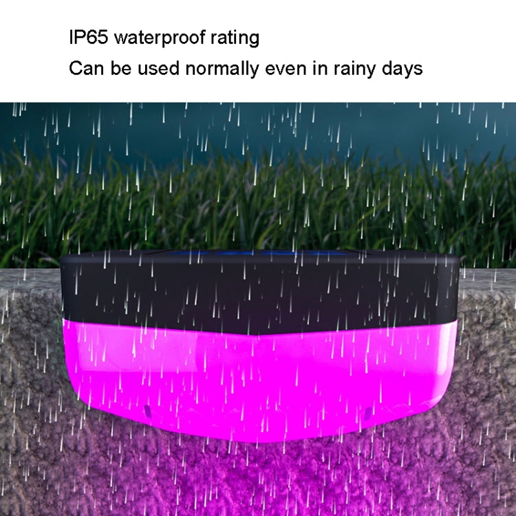 RGB Solar Step Light Outdoor Garden IP65 Waterproof Courtyard Light Smart Light Sense Villa Floor Foot Light My Store