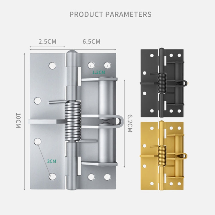 4 Inch Multifunctional Door Closer Automatic Door Closing Hinge My Store