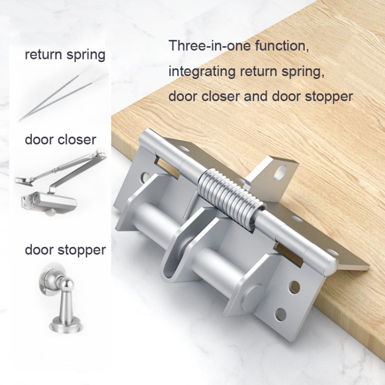 4 Inch Multifunctional Door Closer Automatic Door Closing Hinge My Store