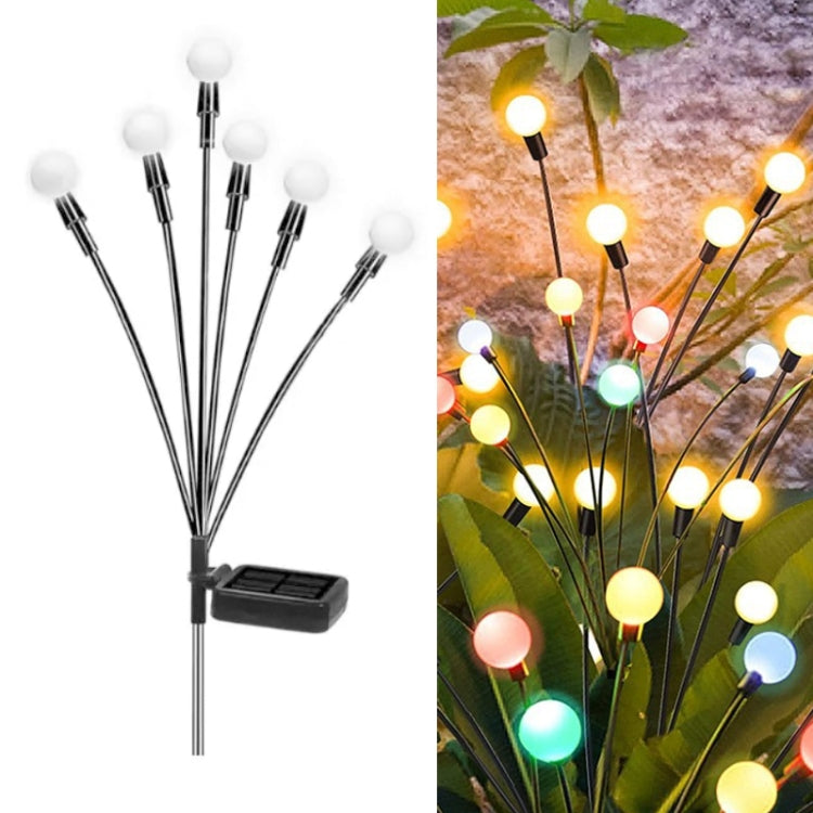 2sets Solar Firefly Lights Christmas Outdoor Garden Waterproof Lawn Lights