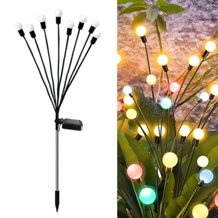 2sets Solar Firefly Lights Christmas Outdoor Garden Waterproof Lawn Lights