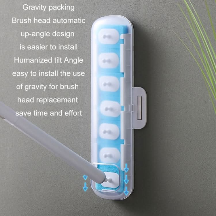 Disposable Toilet Brush Set Toilet Magnetic Cleaning Brush