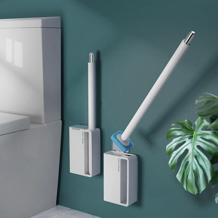 Household Wall Mounted Long Handle Disposable Toilet Brush Set Reluova