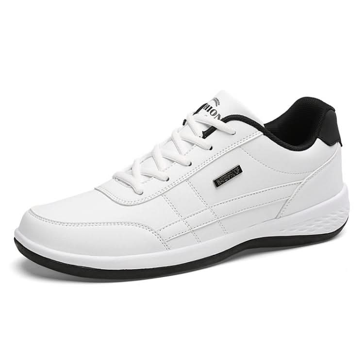 Leather Men Casual Shoes Breathable Leisure Male Sneakers All-match Men Shoes, Series 2 Reluova