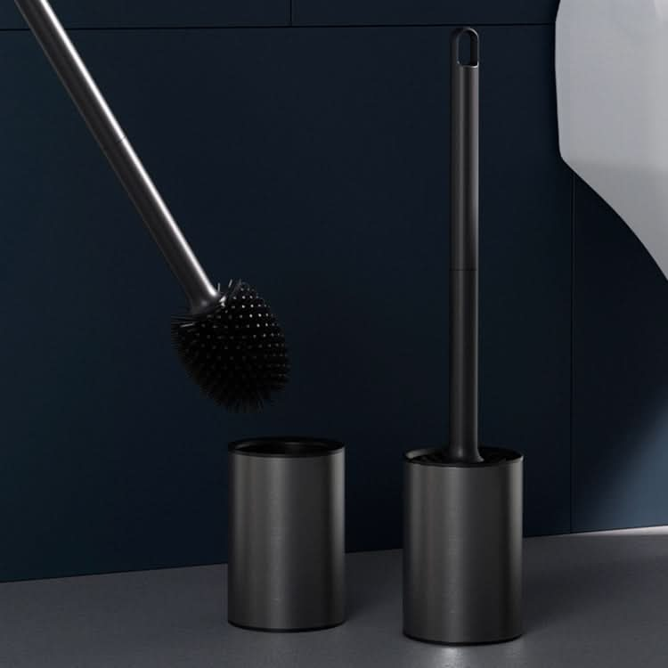 Bathroom Stainless Steel Base Leak-Proof Toilet Brush Set