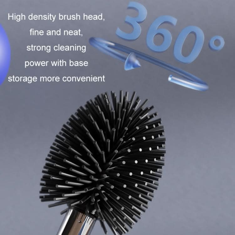 Bathroom Stainless Steel Base Leak-Proof Toilet Brush Set Reluova