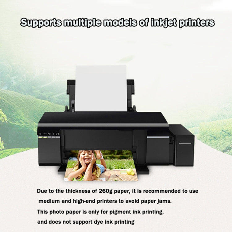 260g Waterproof RC Photo Paper for Brother/Epson/Lenovo/HP/Canon Inkjet Printers Reluova