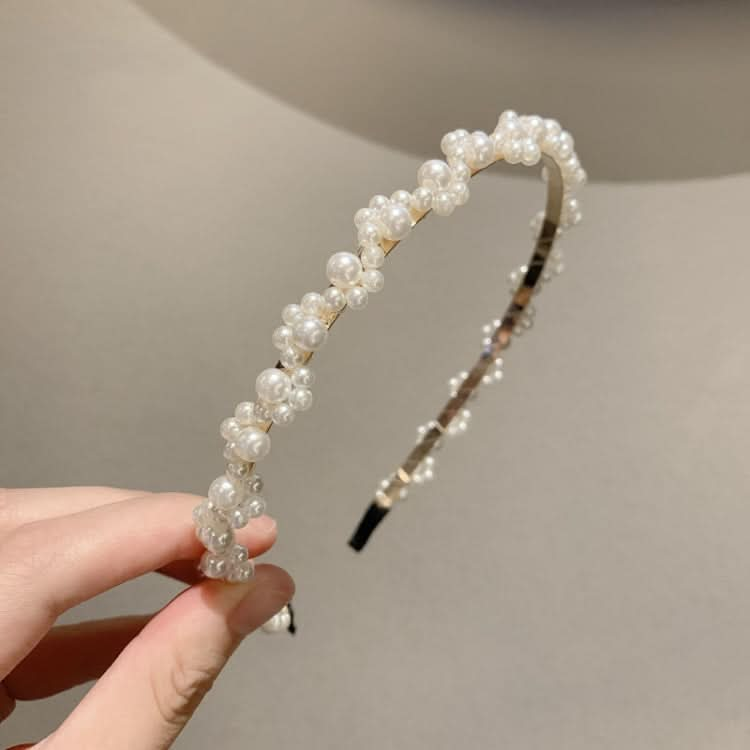 Sweet Pearl Headband Retro Versatile Hair Accessories Reluova