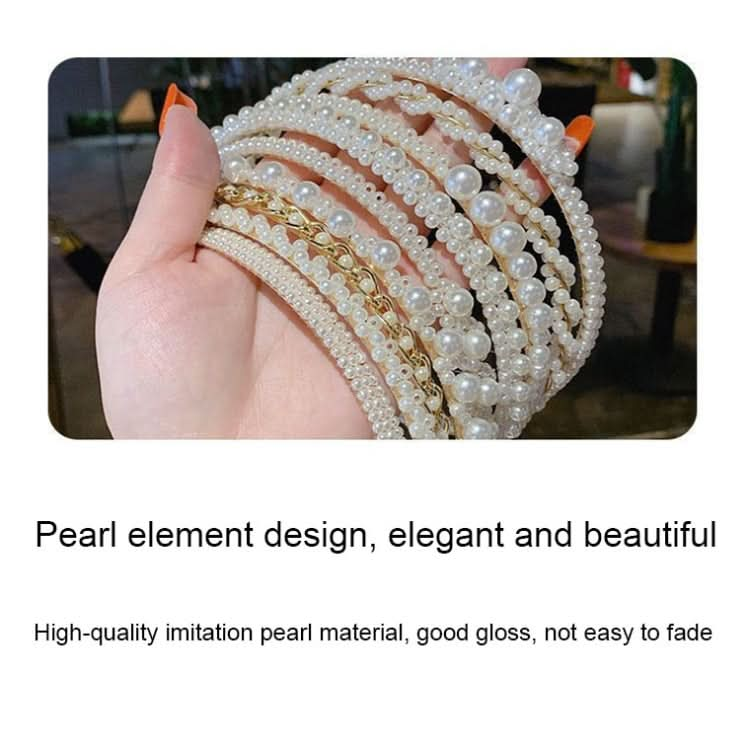 Sweet Pearl Headband Retro Versatile Hair Accessories Reluova