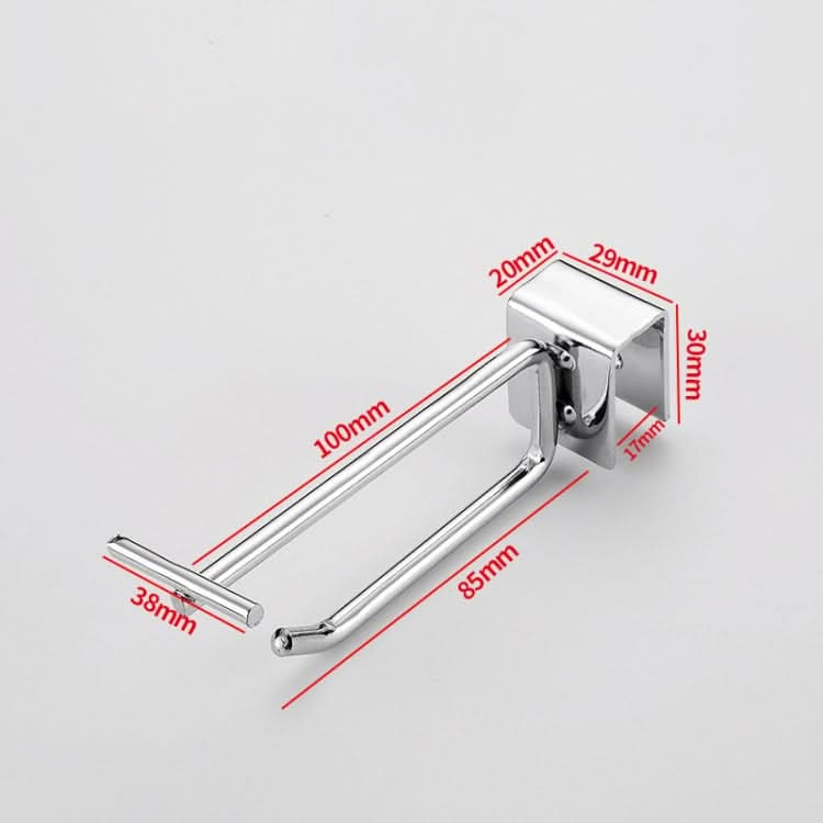 Square Tube Dual Line Hook Supermarket Hook Reluova