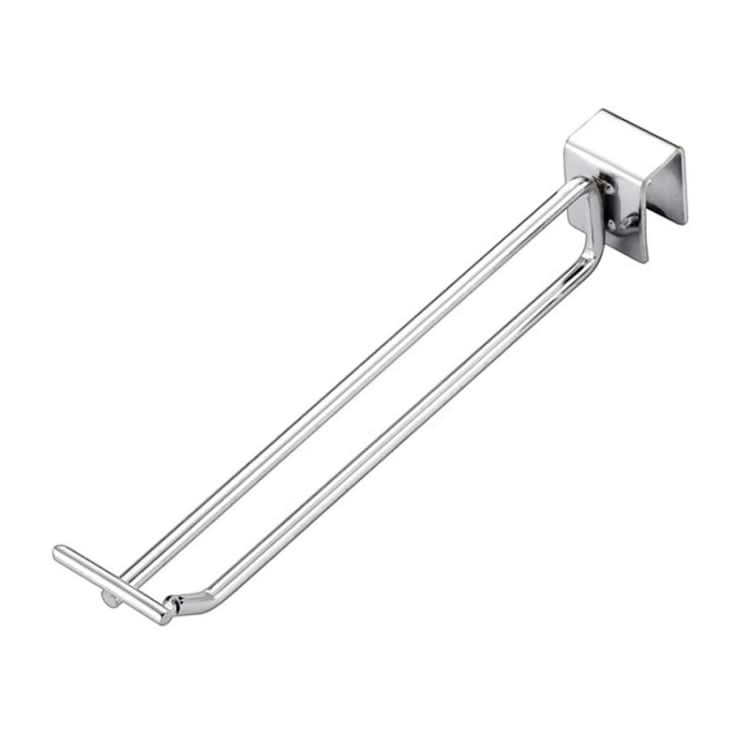 Square Tube Dual Line Hook Supermarket Hook