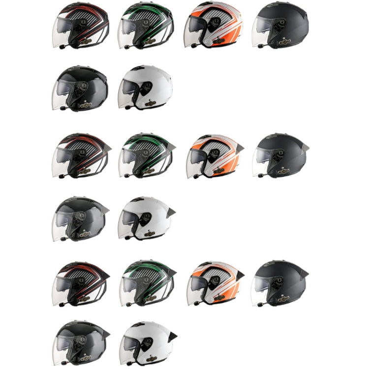 KUQIBAO Motorcycle Smart Bluetooth Sun Protection Double Lens Safety Helmet, Series 1