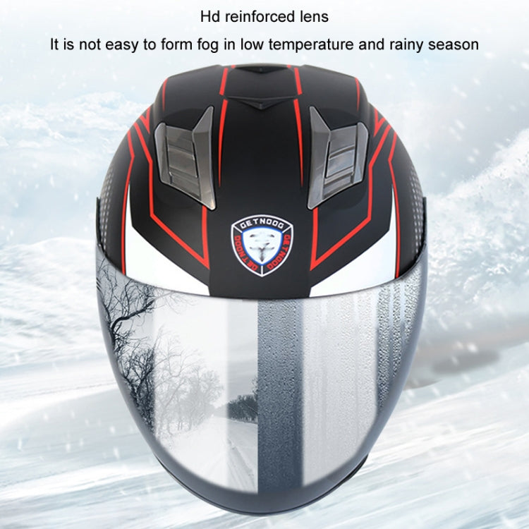 KUQIBAO Motorcycle Smart Bluetooth Sun Protection Double Lens Safety Helmet, Series 1