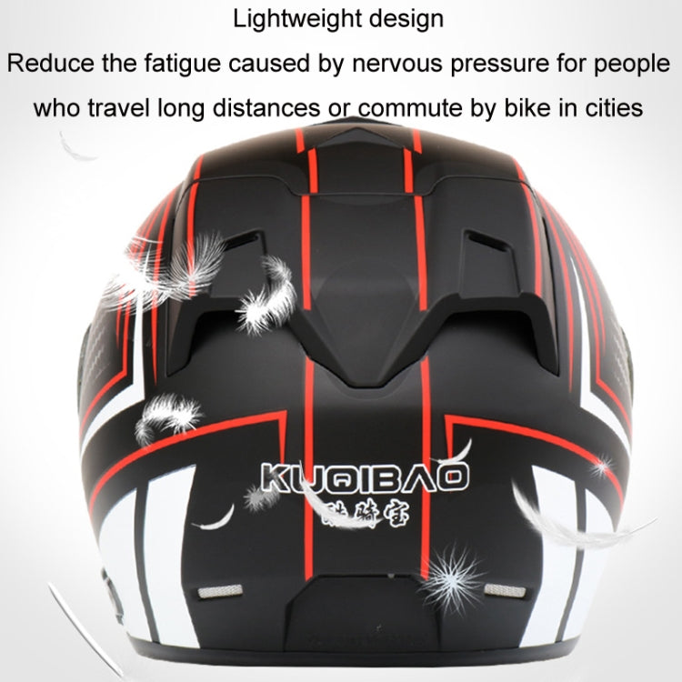 KUQIBAO Motorcycle Smart Bluetooth Sun Protection Double Lens Safety Helmet, Series 1