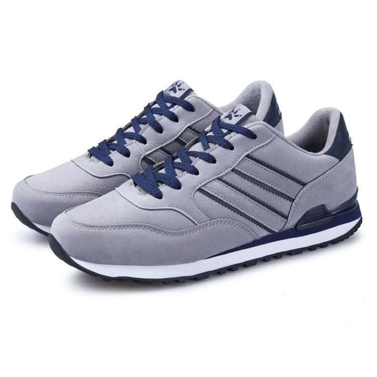 Mens Outdoor Casual Sport Shoes Lightweight Comfortable Leather Walking Running Sneakers Reluova