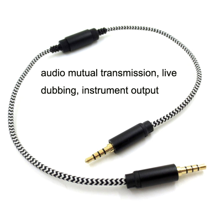 Mobile Phone 3.5mm Sound Card Cable Live Call Version Audio Wire Two-way Inter-recorder Internal Recording Cable