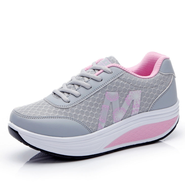 Womens Sneakers Thick Bottom Platform Shoes Mesh Breathable Rocker Shoes, Series 2 Reluova