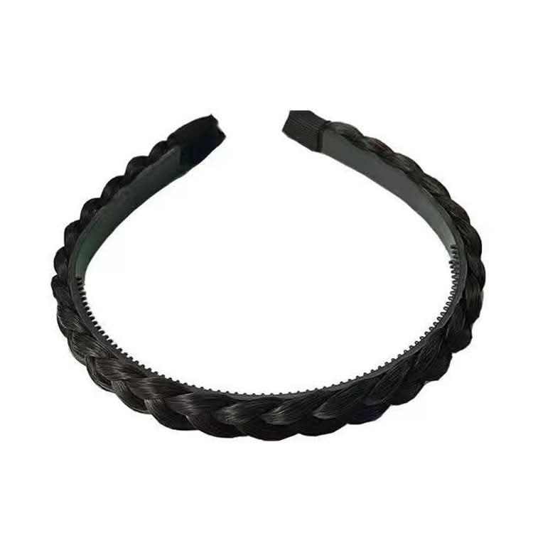 Wide-Brimmed Twisted Braid Hoops Wig Non-Slip Hair Accessories Reluova